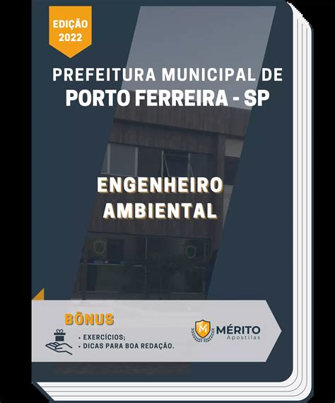 Apostila Engenheiro Ambiental Pref Municipal De Porto Ferreira SP 2023