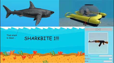 How To Kill Sharks Easily In Sharkbite 1 Roblox Works On Pc Youtube