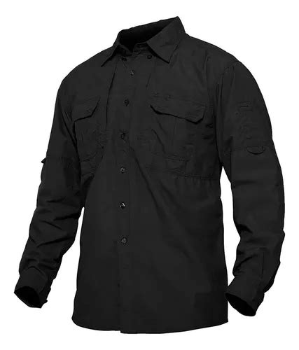 Camisas T Cticas Para Hombre Camisas Militares De Manga Lar Cuotas