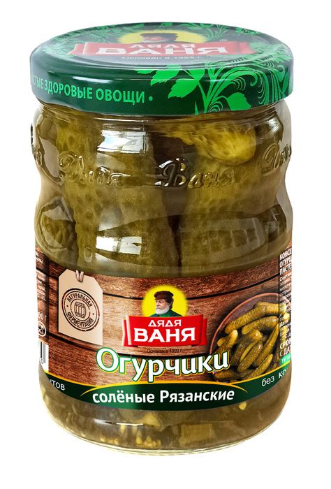 Огурцы соленые Дядя Ваня Рязанские, 950 г - купить с доставкой по ...