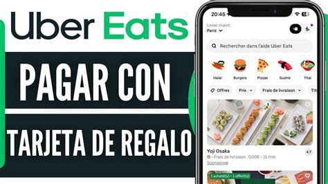 Como Pagar Uber Eats Con Tarjeta De Regalo Youtube