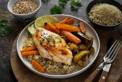 H Hnchenfilet Mit Gem Se Und Quinoa Gesund Gut Essen