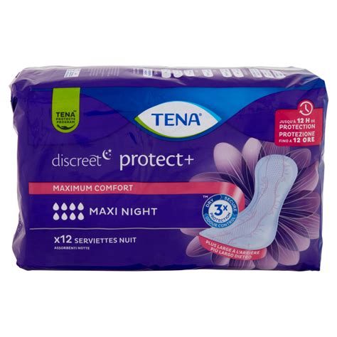 Tena Discreet Protect Maxi Night Assorbenti 12 Pz Carrefour