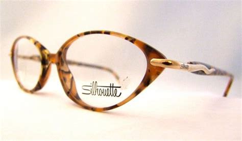 Oval Catseye 90s Silhouette Vintage Eyeglass Frames Style Etsy Vintage Eyeglasses Frames