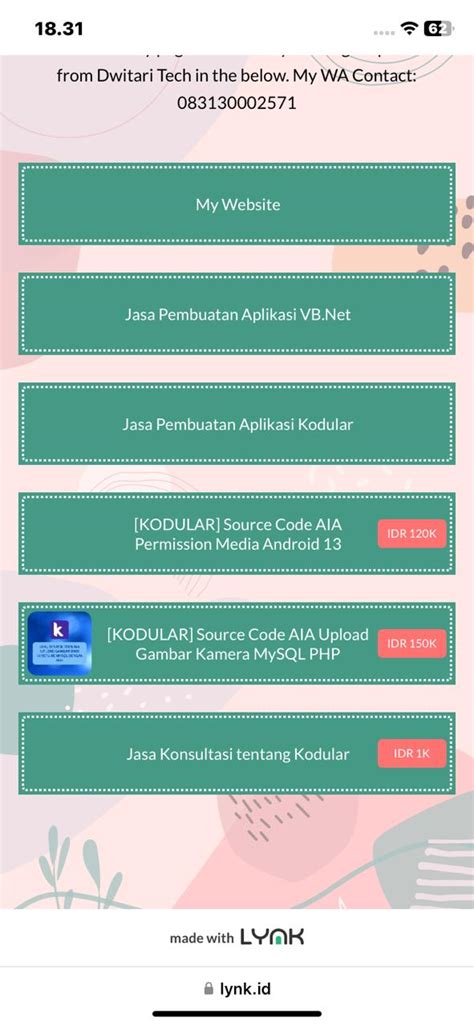 membeli produk digital  lynkid dwiaycom tutorial blok