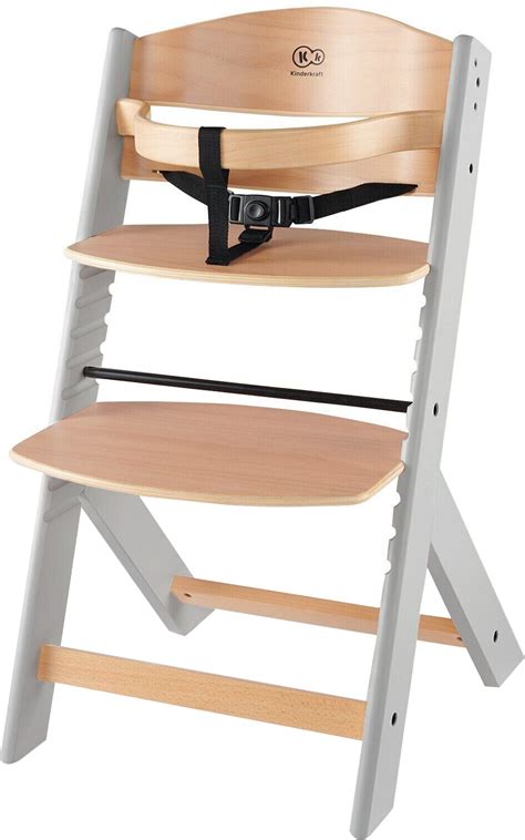 Стульчик для кормления Kinderkraft Enock Gray Wood (5902533915095 ...