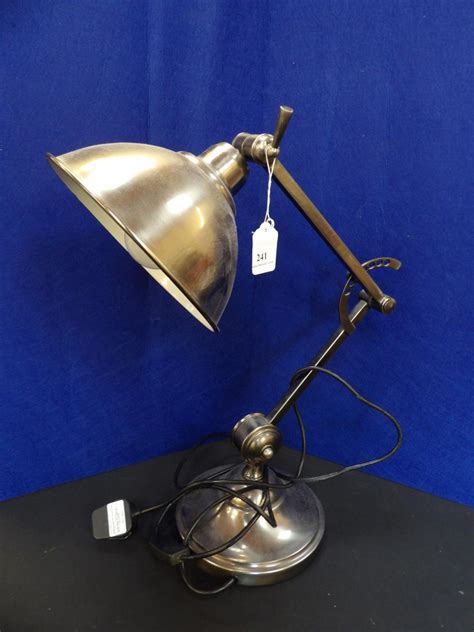 A Chrome Angle Poise Desk Lamp