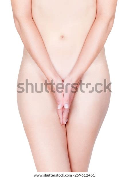 Closeup Beautiful Nude Woman Hiding Her Stock Photo Shutterstock