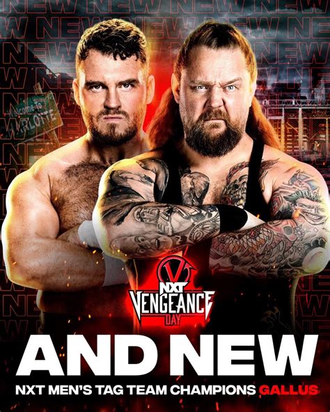 Wwe Nxt Vengeance Day News Gallus Win Nxt Tag Team Titles From The