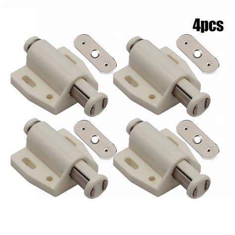 BSTHOE 4Pcs Single Magnetic Pressure Push To Open Touch Latch Cabinet