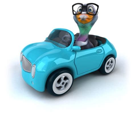 Funny pigeon in car — Stock Photo © julos #83559296