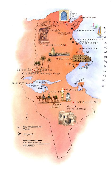 Maps Of Tunisia