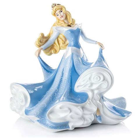 Disney English Ladies Sleeping Beauty Princess Aurora Blue Statue