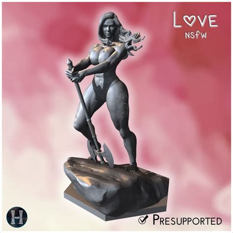 3D Printable Erotic NSFW Miniatures Pack No 3 NSFW Girl Sexy Collectible Hentai RPG Hot
