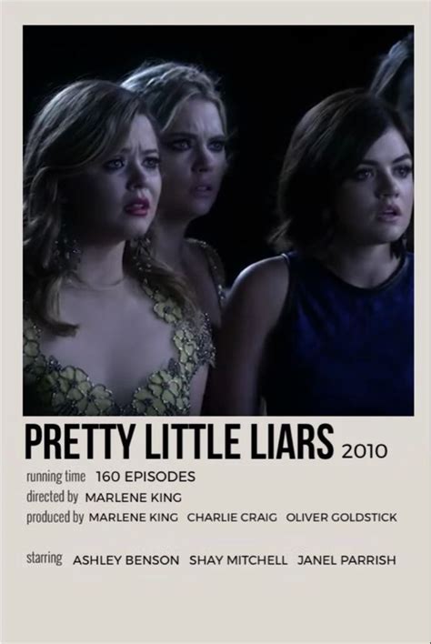 Pin By K A R I On Tv Show Obsessions Pretty Little Liars Film Posters Minimalist Little Liars