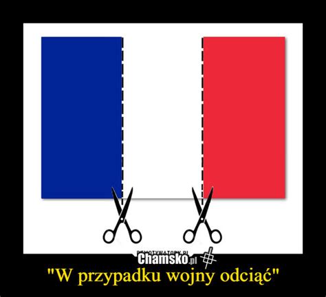 Flaga Francji podczas wojny. - chamsko.pl