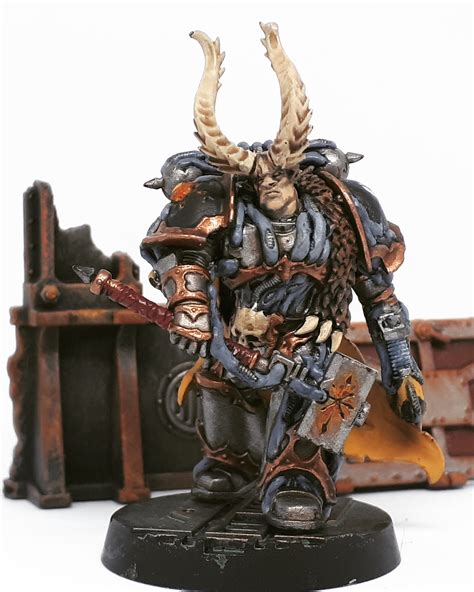 Iron Warriors Chaos Lord Rwarhammer40k