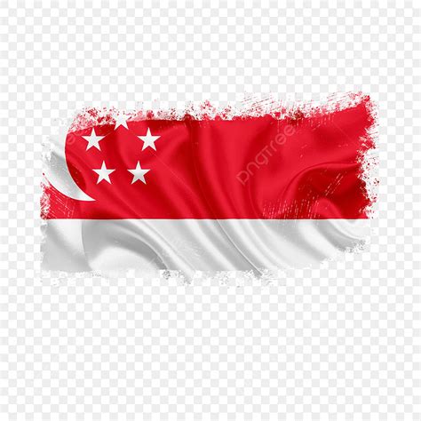 Bandera De Singapur PNG Singapur Bandera De Singapur PNG Para La