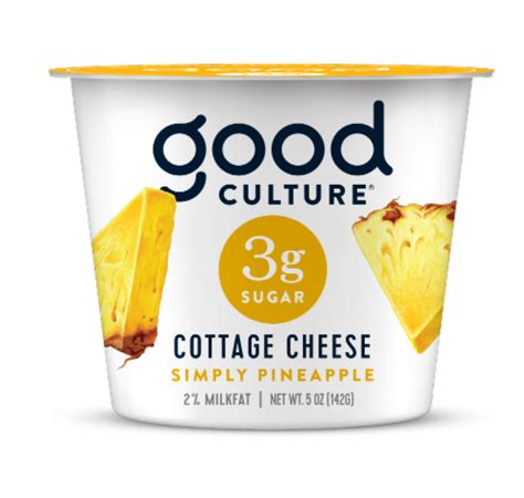 Good Cultute Pineapple Cottage Cheese 5 Oz Harris Teeter