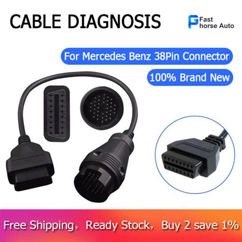 For Benz Mb Pin To Pin Obd Obd Ii Diagnostic Adapter For