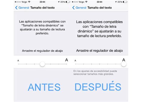 Cómo cambiar el tipo de fuente de la letra en un iPhone con sistema