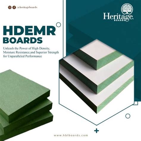 Prelam And Plain Hdemr Board Density 600 800 Kilogram Per Cubic Meter