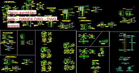 Proje Sitesi Ah Ap Kaplama Autocad Projesi