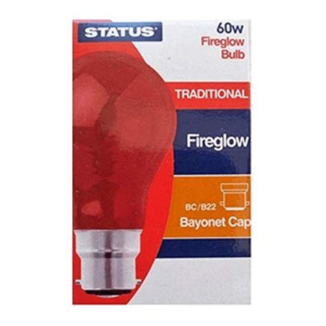 Buy Status Fireglow Effect W Clear Classic Bc B Light Bulbs