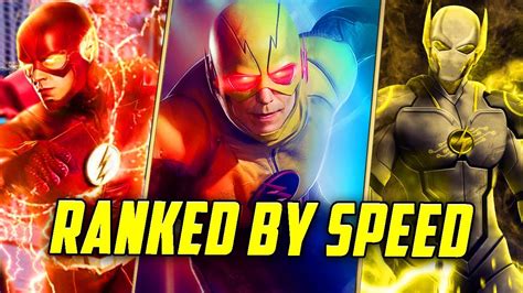 The Flash Speedsters Ranked By Speed Youtube