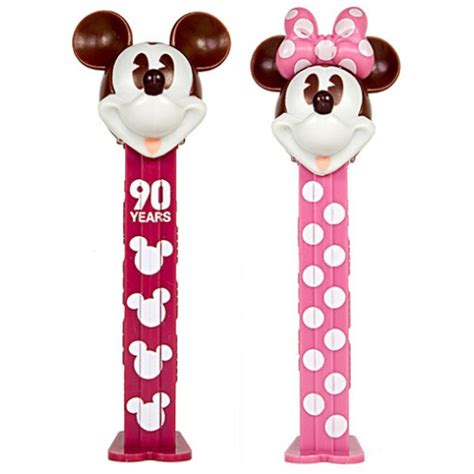 Dispensador PEZ Mickey Minnie 90 Years