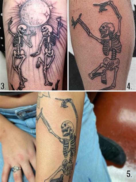 21 Playful Dancing Skeleton Tattoo Ideas Tattoo Glee