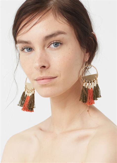 Tassel Earrings Women Mango United Kingdom Tassel Earrings Fashion Earrings Women Jewelry