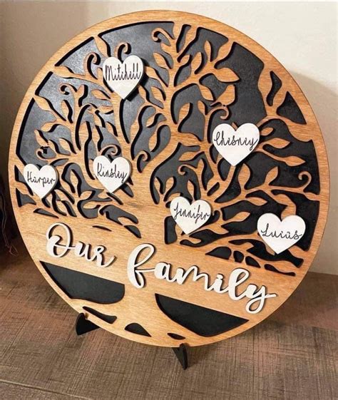 Family Plaque DIY Wood Door Hanger Blank: 16" – Clayopatra Arts