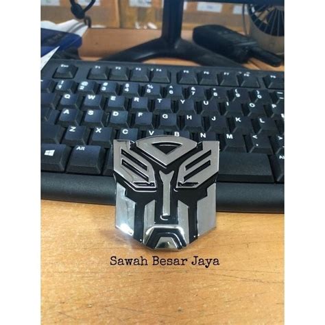 Jual Emblem Logo Transformers Transformer Baik Autobots Autobot Chrome