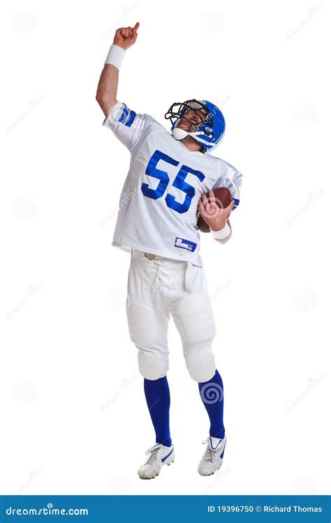 American Football Player Cut Out Stock Photo - Image: 19396750