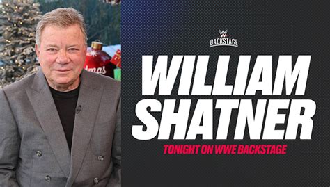 William Shatner To Appear On Tonights Wwe Backstage 411mania