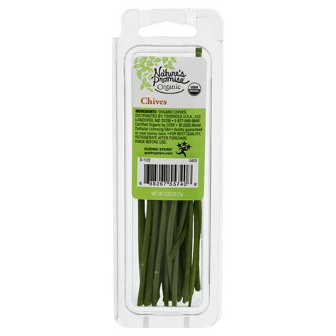 Save On Nature S Promise Chives Organic Order Online Delivery Food Lion