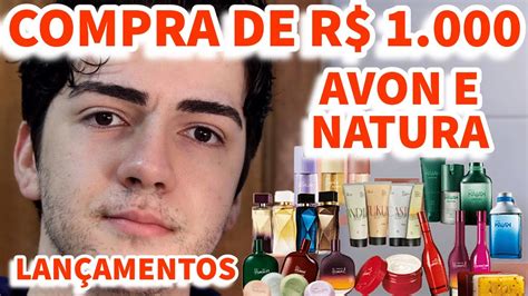 R 1 000 REAIS EM PRODUTOS ABERTURA DE CAIXA AVON E NATURA CICLO 02