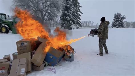 South Dakota Gov Kristi Noem Gets Flamethrower For Christmas. Will It ...