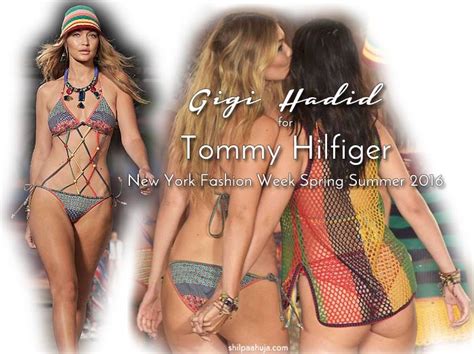 Gigi Hadid In Racy Bikini Tommy Hilfiger NYFW Spring 2016