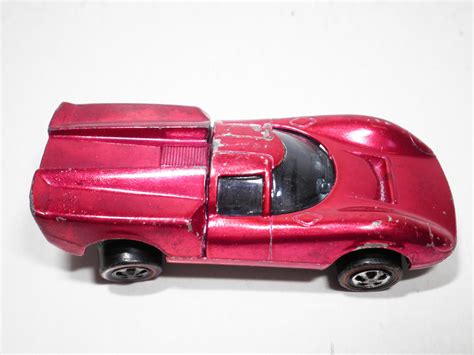 Hot Wheels Redline Lola Gt Red Usa Base Original Vintage Etsy
