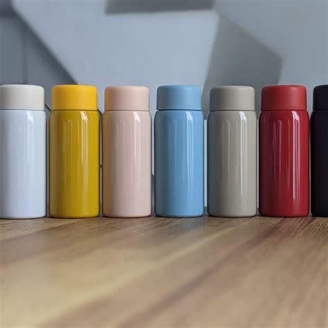 Jual Termos Kecil Mini Ml Bisa Dikantongi Ada Saringannya Hot Dan Cold Hijau Di Seller