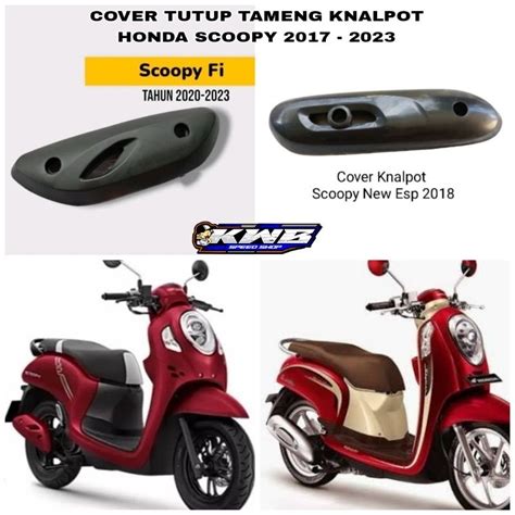 Jual Cover Tutup Tameng Kanlpot Honda Scoopy Cover