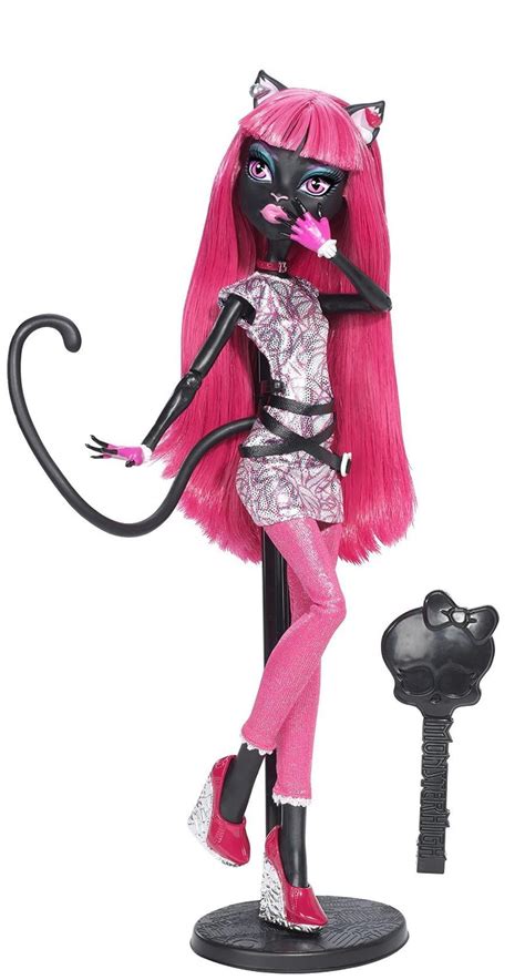 Monster High Catty Noir Black Cat Doll Wishes Y Pink Hair Mattel