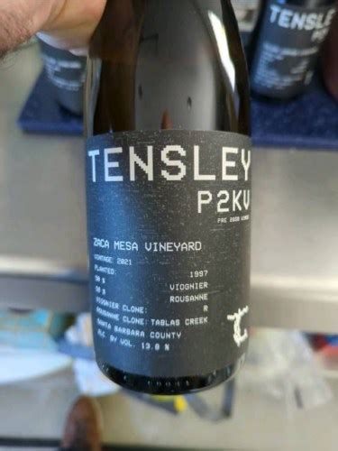 Tensley P2KV Zaca Mesa Vineyard Viognier Roussanne Vivino US