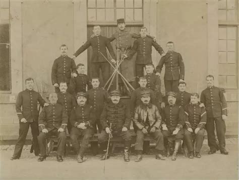 Photographie Militaires Officiers Belfort Me R Giment D Infanterie