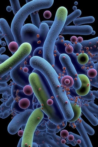 Premium Photo Representation Of Microorganisms