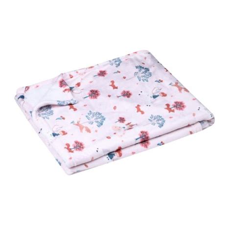 Plaid Enfant Cm Cyrielle Rose Linge De Maison Enfant Eminza