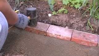 Brick Flower Bed Borders Woodworking Challenge