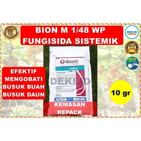 Jual Bion M Wp Gr Fungisida Sistemik Kontak Repack Obat Jamur